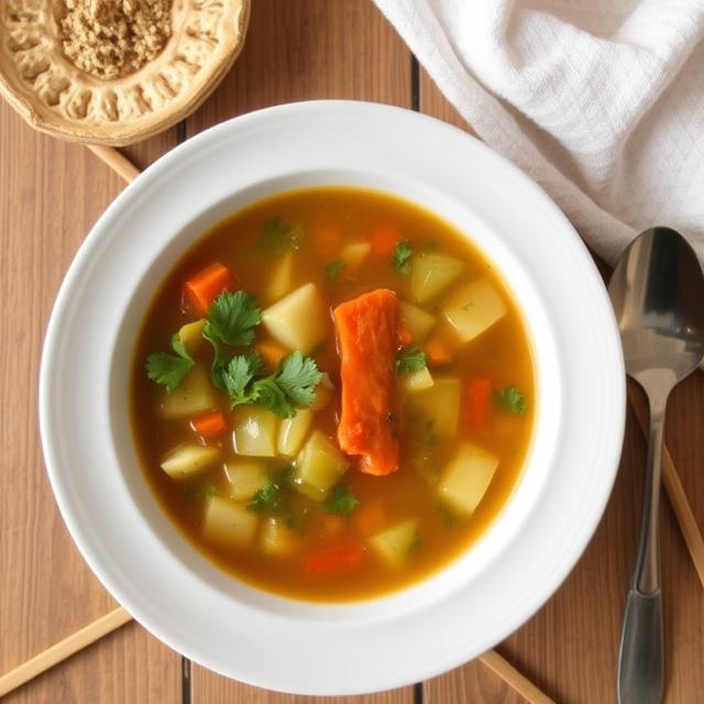 Almuerzo detox 3 días: Sopa de verduras casera