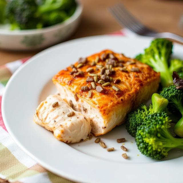 Cena Dieta Detox 3 Días: Salmón al horno con brócoli al vapor