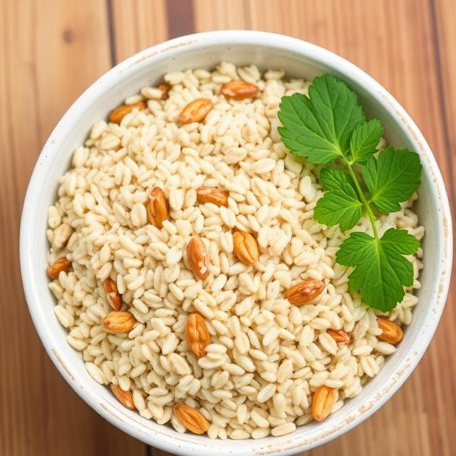 Granos integrales quinoa arroz integral o avena en cantidades moderadas
